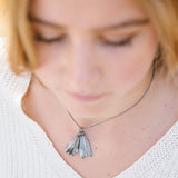 Textured Dream Catcher Necklace