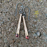 Forged Wedges with Gemstones