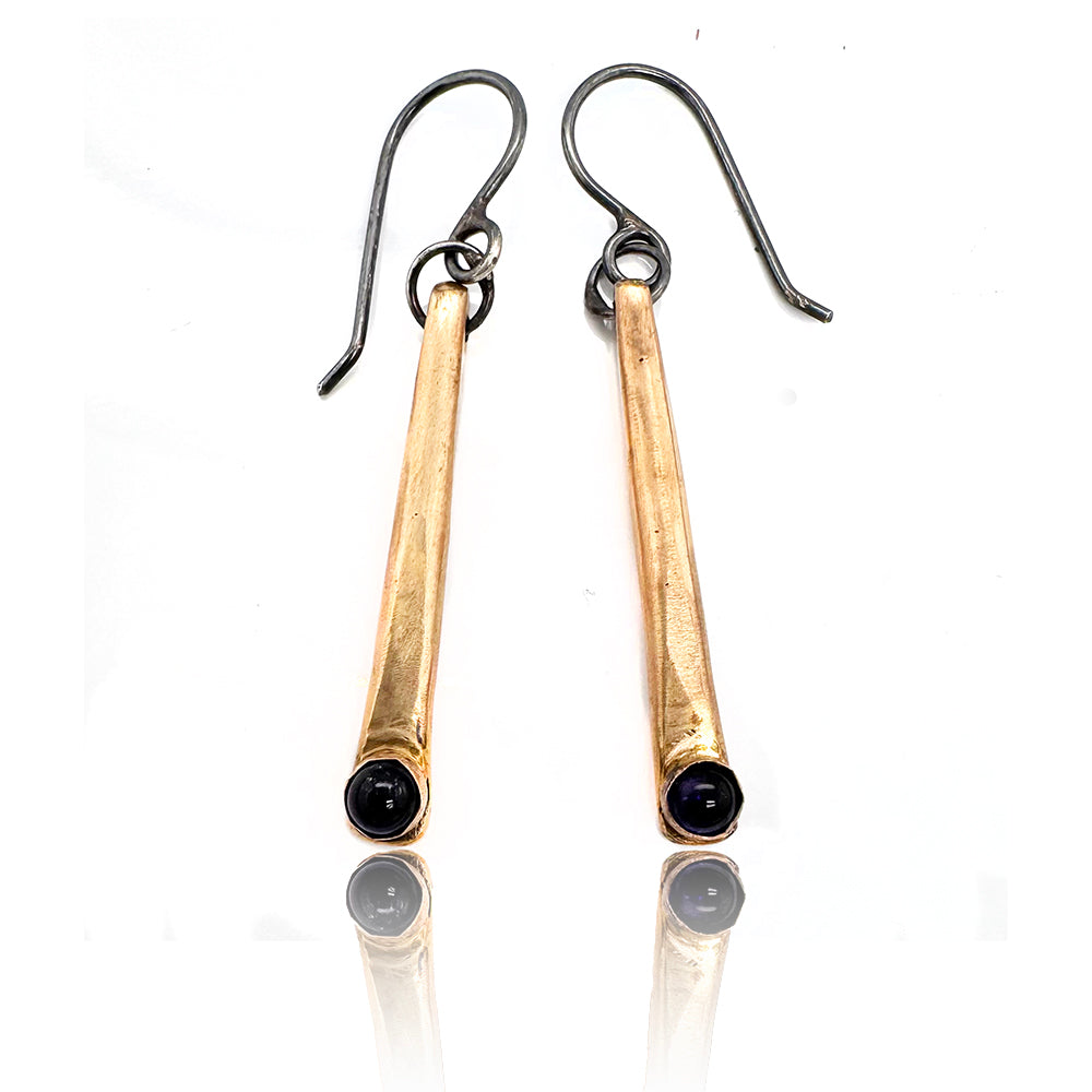 Forged Wedges with Gemstones