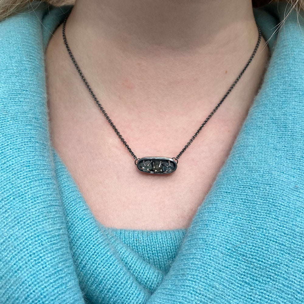 Montana sapphire necklace