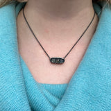 Montana sapphire necklace