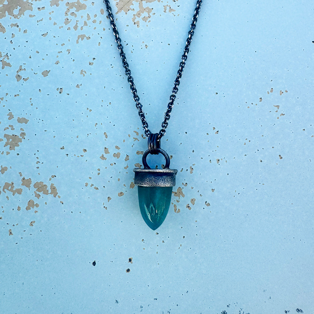 Grandidierite Bullet Necklace