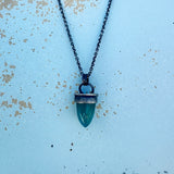 Grandidierite Bullet Necklace
