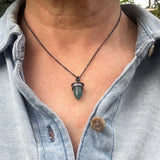 Grandidierite Bullet Necklace