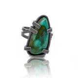 Green Turquoise Ring - size 10