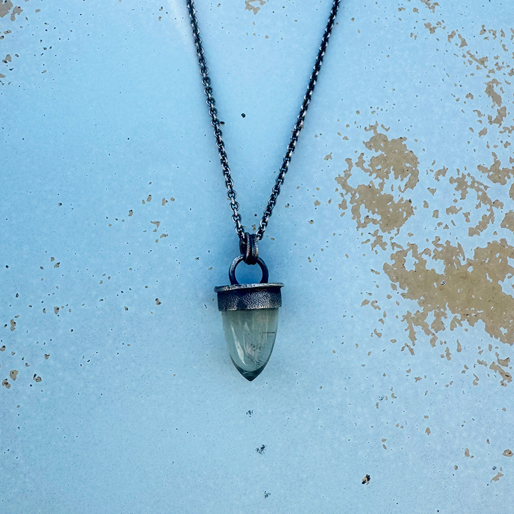 Quartz Bullet Necklace