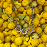 Three in a Row Necklace