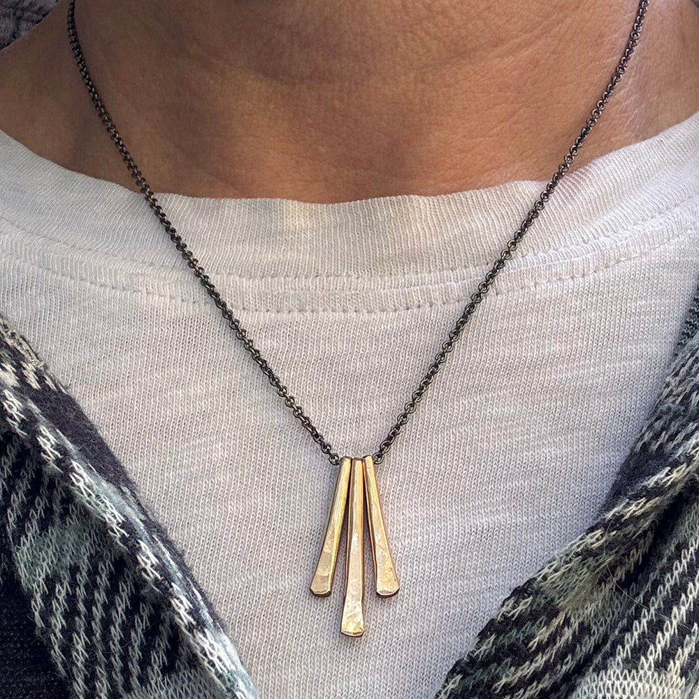 Three Wedges Necklace