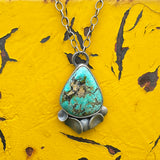 Sculptural Turquoise Necklace