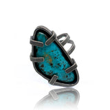 Viking Turquoise Ring - size 9
