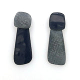 silver and enamel earrings