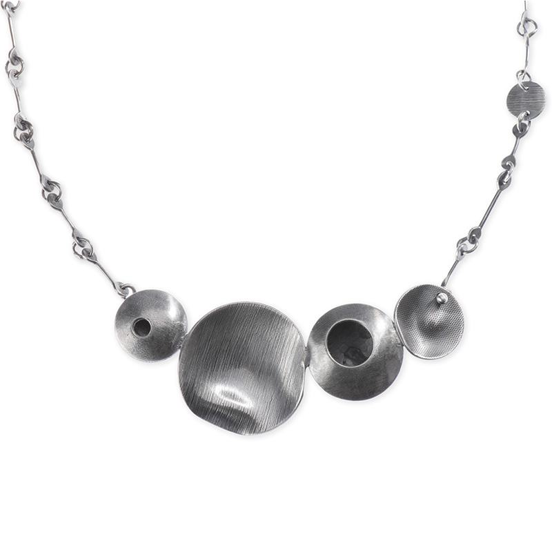 Orbs Necklace with Special Chain - beth aimée jewelry