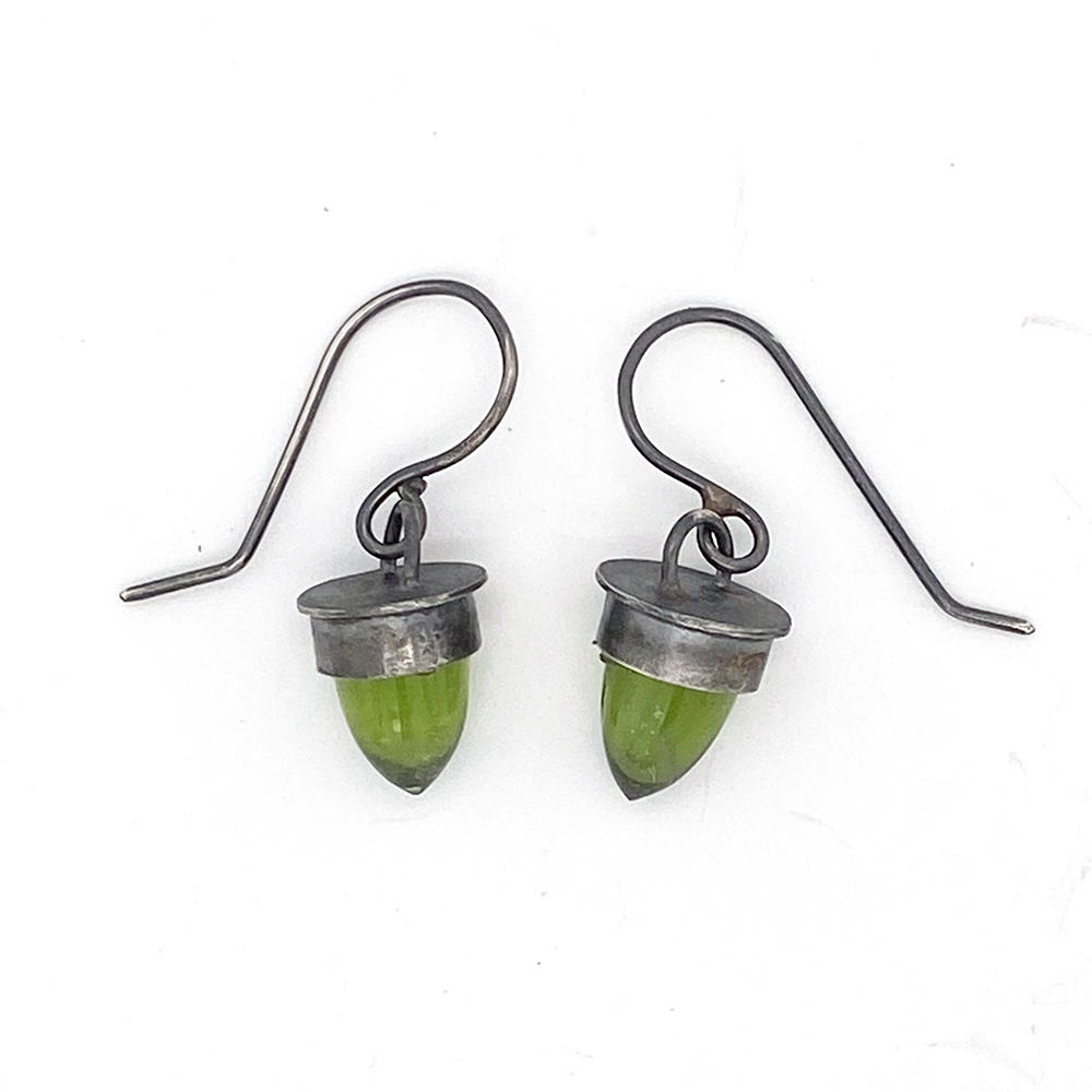 Statement Long Bullet Shape selling Drop Earrings-Green Peridot Earrings-Green Natural Stone Earrings-Bee Earrings-Bee Jewelery-Perfect Gift For Her